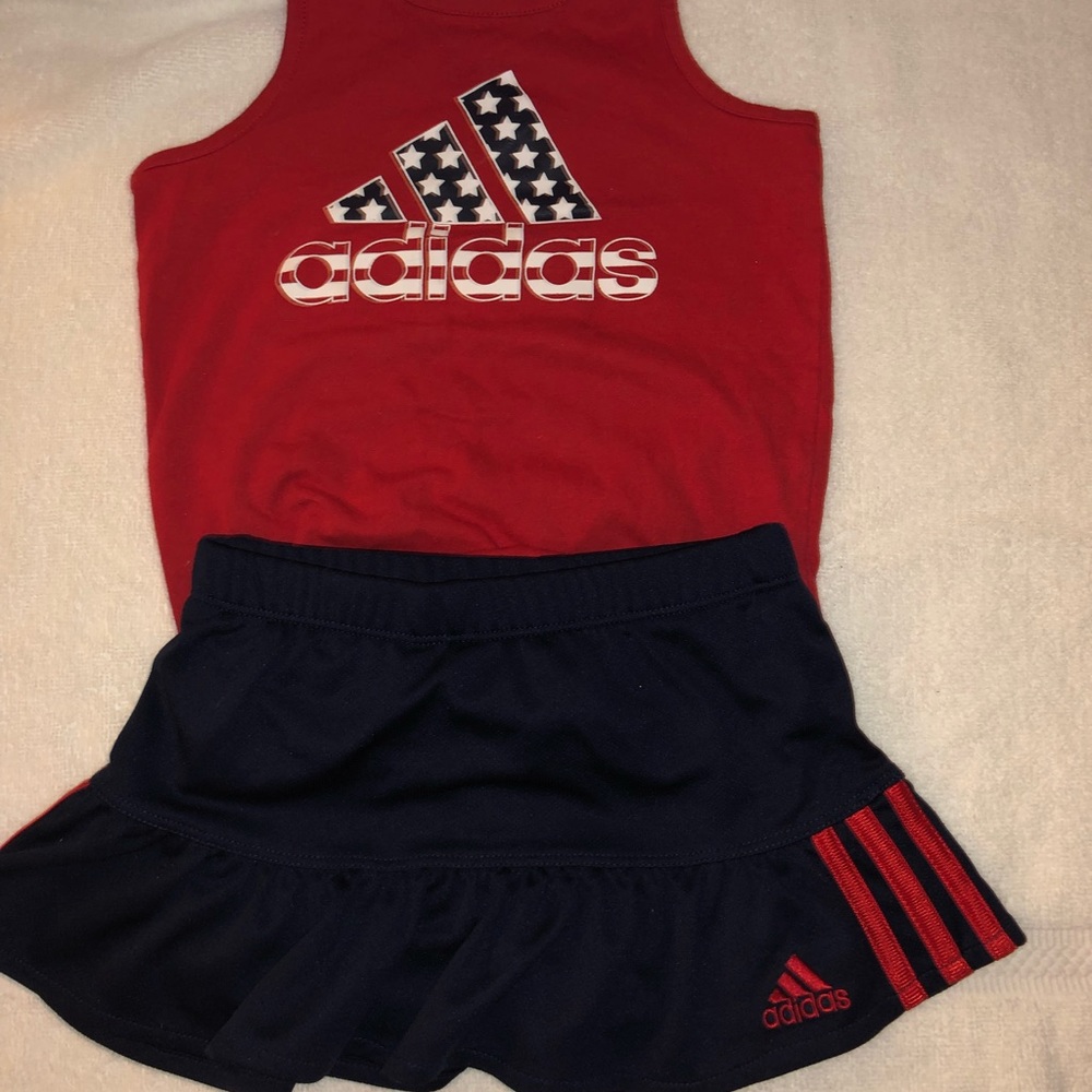 Adidas Matching Tennis Set